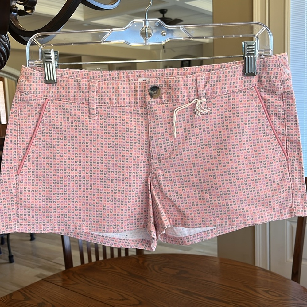 Mossimo Supply Co. Peach Desert Sand Chinos Butterfly Print New